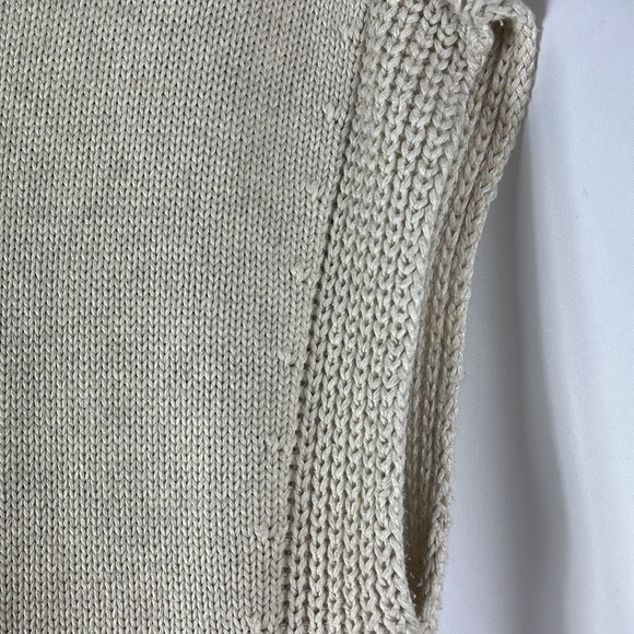 Gap knit pullover sleeveless oversized tunic with pockets - Picture 9 of 12